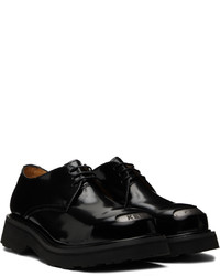 Chaussures derby en cuir épaisses noires Kenzo