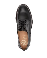 Chaussures derby en cuir épaisses noires Church's