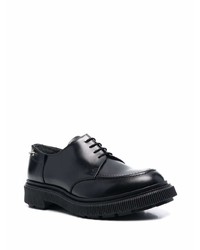 Chaussures derby en cuir épaisses noires Adieu Paris