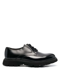 Chaussures derby en cuir épaisses noires Doucal's