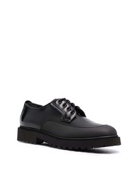 Chaussures derby en cuir épaisses noires Doucal's