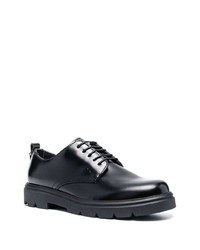 Chaussures derby en cuir épaisses noires Calvin Klein