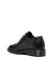 Chaussures derby en cuir épaisses noires Cult