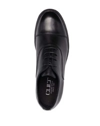 Chaussures derby en cuir épaisses noires Cult