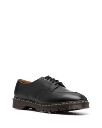 Chaussures derby en cuir épaisses noires Dr. Martens