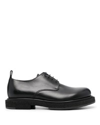 Chaussures derby en cuir épaisses noires Officine Creative
