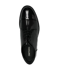 Chaussures derby en cuir épaisses noires Onitsuka Tiger