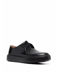 Chaussures derby en cuir épaisses noires Church's