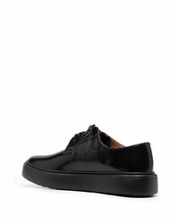 Chaussures derby en cuir épaisses noires Church's