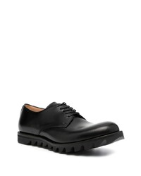 Chaussures derby en cuir épaisses noires UNDERCOVE