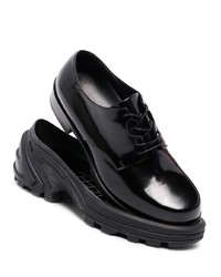 Chaussures derby en cuir épaisses noires 1017 Alyx 9Sm