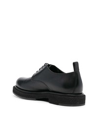 Chaussures derby en cuir épaisses noires Officine Creative