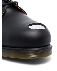 Chaussures derby en cuir épaisses noires Raf Simons