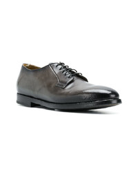 Chaussures derby en cuir gris foncé Officine Creative