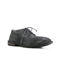 Chaussures derby en cuir gris foncé Marsèll