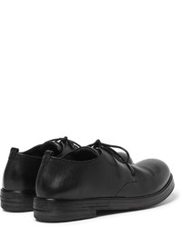 Chaussures derby en cuir gris foncé Marsèll