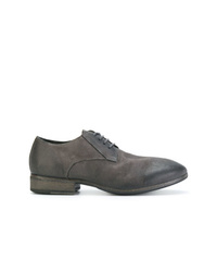 Chaussures derby en cuir gris foncé Marsèll