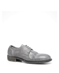 Chaussures derby en cuir grises Guidi