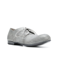 Chaussures derby en cuir grises Marsèll