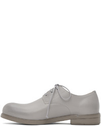 Chaussures derby en cuir grises Marsèll