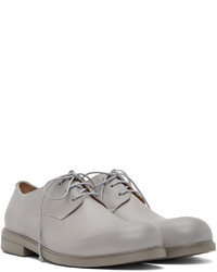 Chaussures derby en cuir grises Marsèll