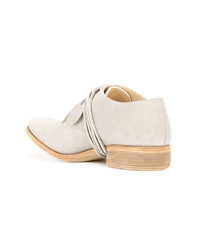 Chaussures derby en cuir grises C Diem