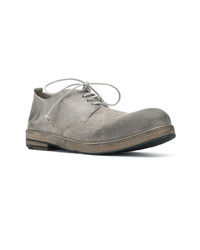 Chaussures derby en cuir grises Marsèll