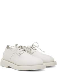 Chaussures derby en cuir grises Marsèll