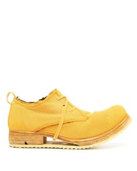Chaussures derby en cuir jaunes Boris Bidjan Saberi