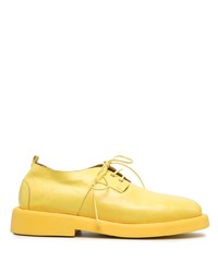 Chaussures derby en cuir jaunes Marsèll