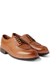 Chaussures derby en cuir marron clair Grenson