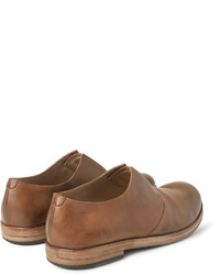 Chaussures derby en cuir marron clair Marsèll