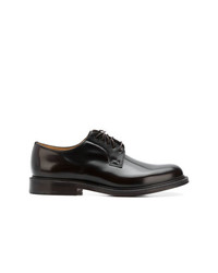 Chaussures derby en cuir marron foncé Church's