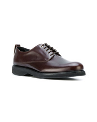 Chaussures derby en cuir marron foncé WANT Les Essentiels de la Vie