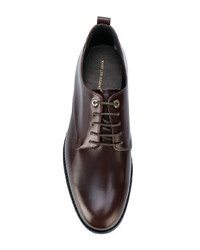 Chaussures derby en cuir marron foncé WANT Les Essentiels de la Vie