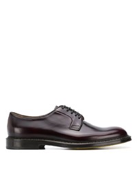 Chaussures derby en cuir marron foncé Doucal's