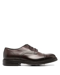 Chaussures derby en cuir marron foncé Doucal's