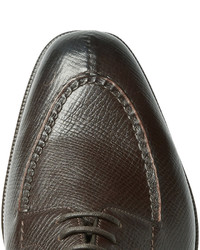 Chaussures derby en cuir marron foncé Edward Green