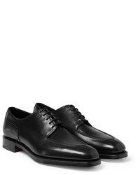 Chaussures derby en cuir marron foncé Edward Green