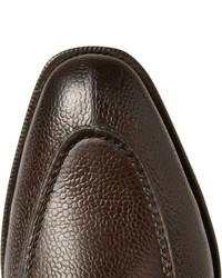 Chaussures derby en cuir marron foncé Edward Green