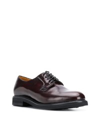 Chaussures derby en cuir marron foncé Berwick Shoes