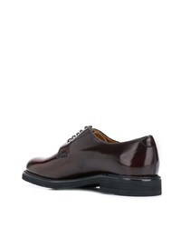 Chaussures derby en cuir marron foncé Berwick Shoes