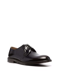 Chaussures derby en cuir marron foncé Doucal's