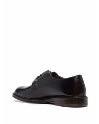 Chaussures derby en cuir marron foncé Doucal's