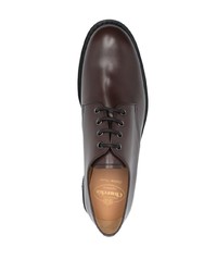 Chaussures derby en cuir marron Church's