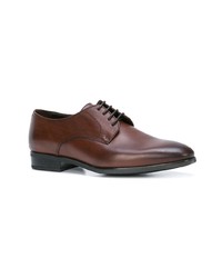 Chaussures derby en cuir marron To Boot New York