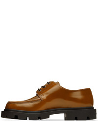 Chaussures derby en cuir marron Maison Margiela