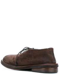 Chaussures derby en cuir marron Marsèll