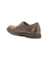 Chaussures derby en cuir marron Pantanetti