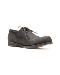 Chaussures derby en cuir marron Officine Creative